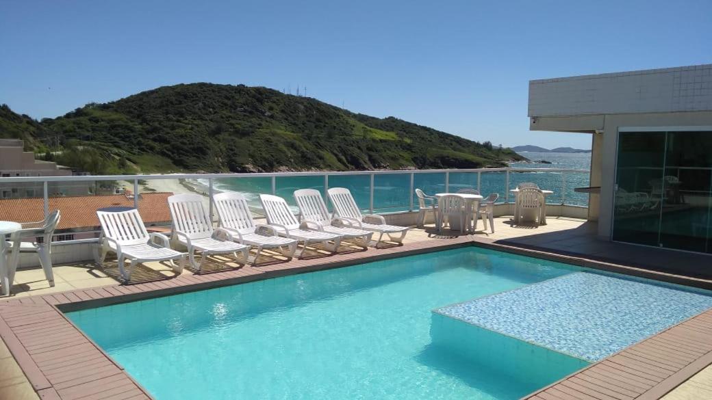 Vista Mar- 3 Quartos, Piscina E Churrasqueira Na Prainha Arraial do Cabo Eksteriør billede