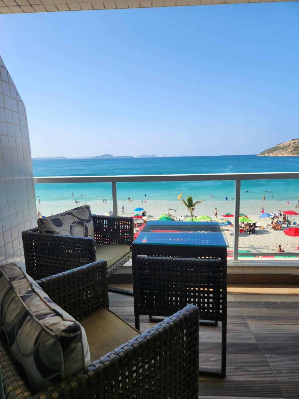 Vista Mar- 3 Quartos, Piscina E Churrasqueira Na Prainha Arraial do Cabo Eksteriør billede